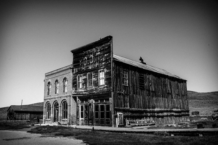 Bodie Ghost Town (B&W)