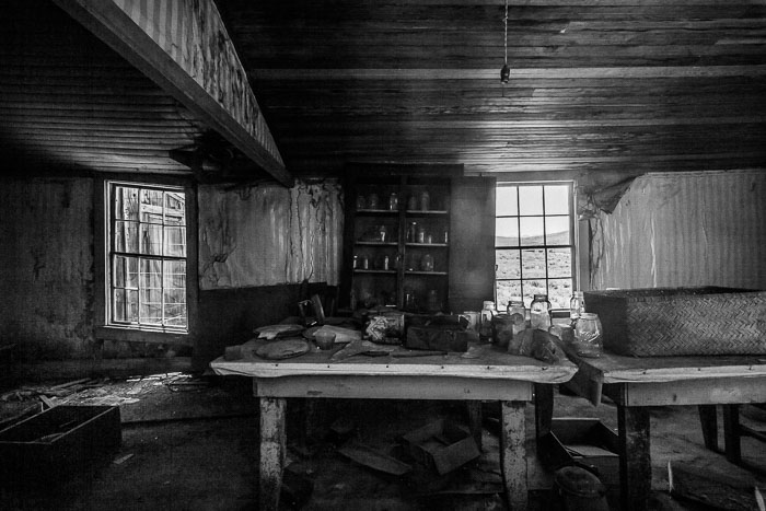 Bodie Ghost Town (B&W)