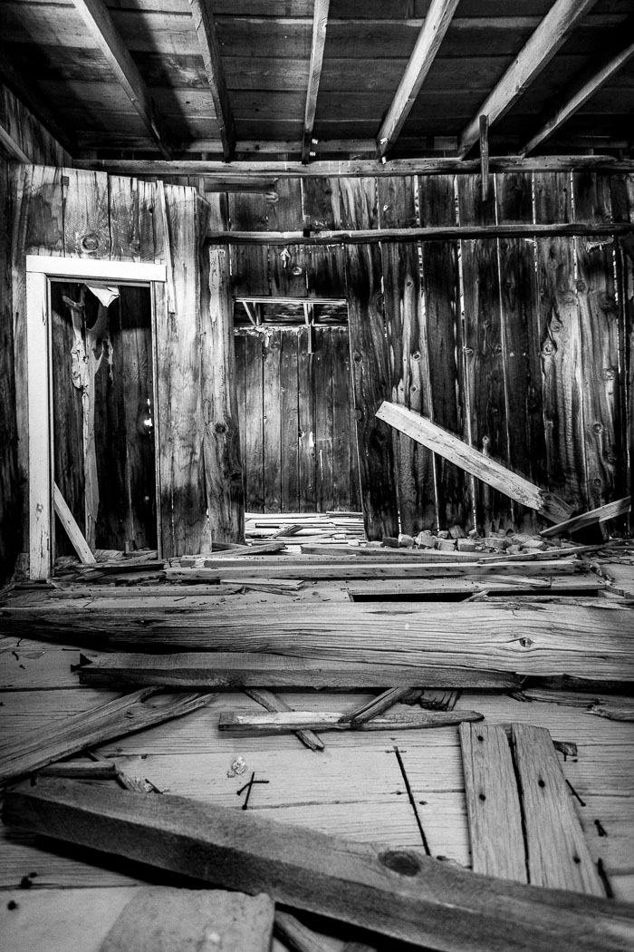 Bodie Ghost Town (B&W)