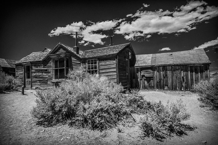 Bodie Ghost Town (B&W)