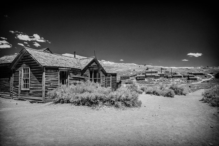 Bodie Ghost Town (B&W)