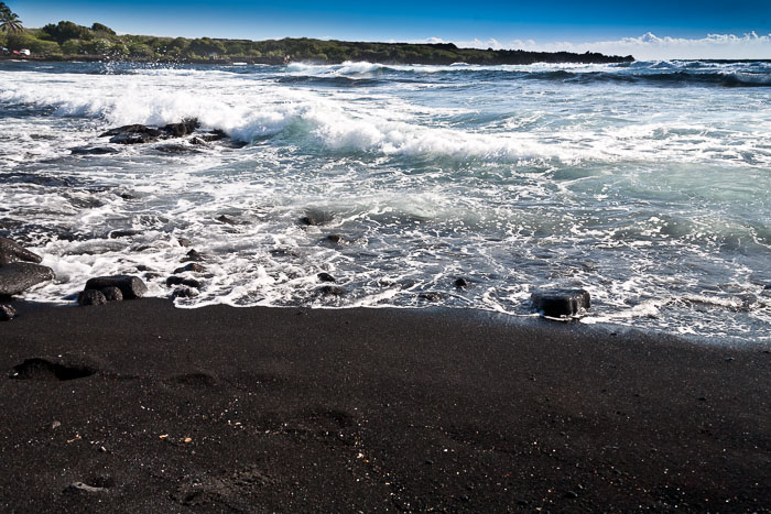 Punaluu Black Sand Beach