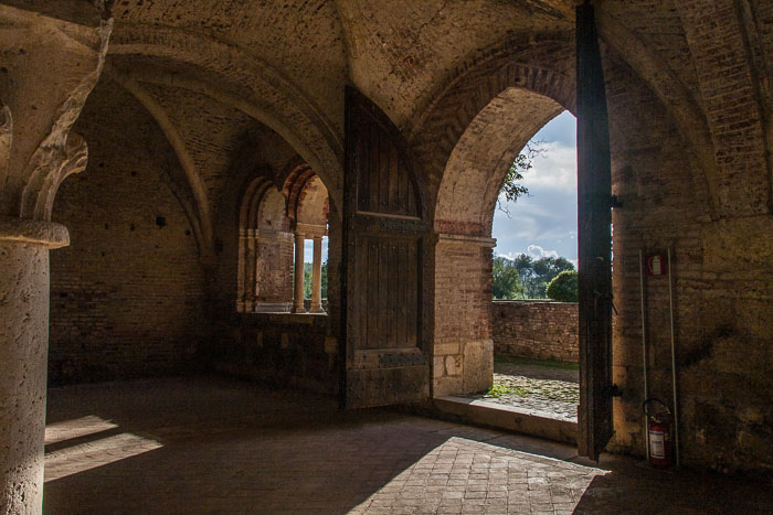 San Galgano Abbey and the hermitage of Montesiepi