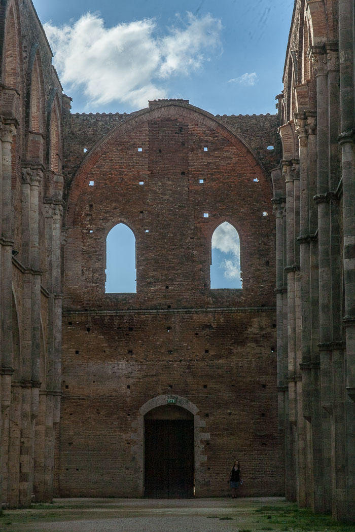 San Galgano Abbey and the hermitage of Montesiepi