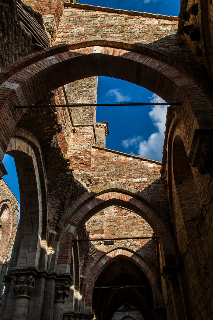 San Galgano Abbey and the hermitage of Montesiepi