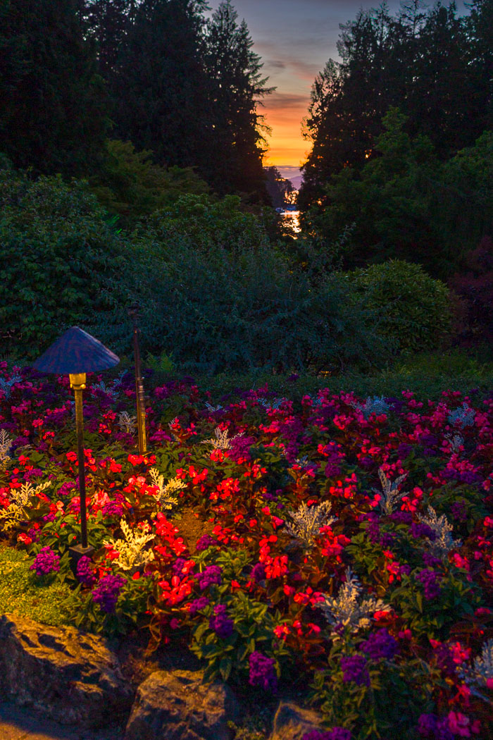 Buchart Gardens After Dark