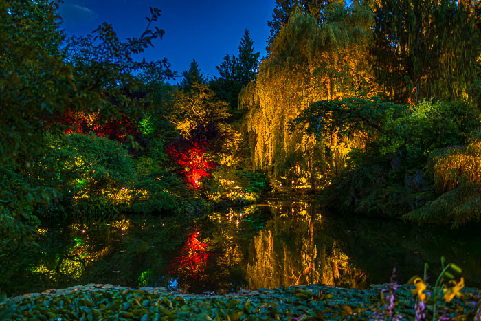 Buchart Gardens After Dark