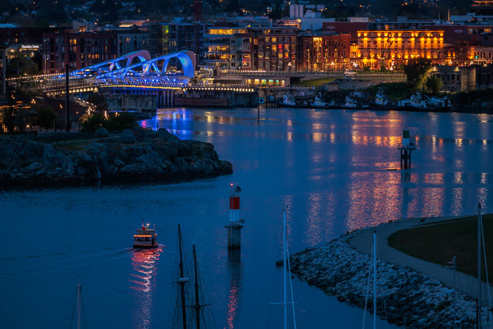 Victoria Harbor After Dark