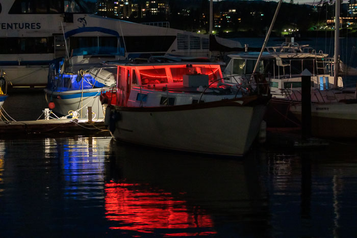 Victoria Harbor After Dark