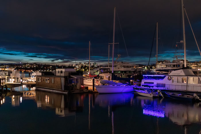 Victoria Harbor After Dark